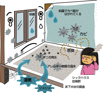 リフォーム　珪藻土　床下調湿　の写真１